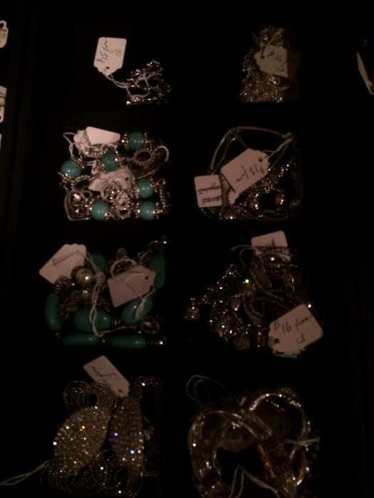 Great variety of costume jewelry bracelets