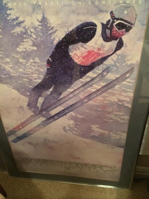 40th Winter Olympic framed poster - Calgary, Canada
