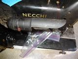 Antique Italian Necchi sewing machine.