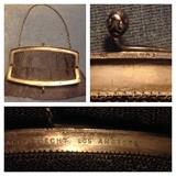 sterling silver chain metal vintage handbag