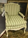 Rattan wing chair