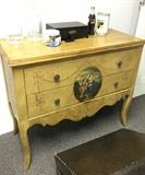 Painted wood entry table