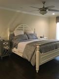 King bedroom, Country white wood
