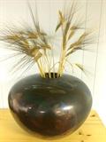 Raku signed by Tony Evans oversized vase 