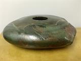 Another Raku naturalistic vase, signed by Tony Evans