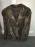 Mens otter fur coat