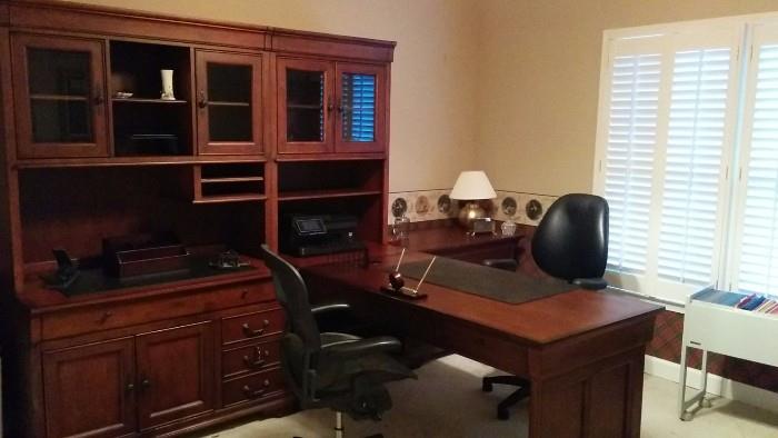 Entire office suite, by Aspen, Louis Phillipe Collection
