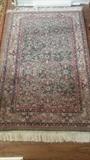 100% wool, hand woven Herati rug, 3'6" x 5'1"
