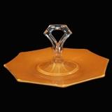 Vintage Marigold Luster-ware and Crystal Tid Bit Server
Condition: Good
Shipping: Yes
Size:10"
