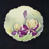 Hand Painted Limoges France Scalloped Rim Serving Dish