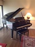EBONY GRAND PLAYER PIANO