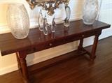 ETHAN ALLEN FLIP TOP TABLE