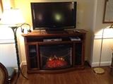 ELECTRIC FIREPLACE, SONY TV