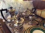 Sheffield silver over copper hand soldered Tea Service