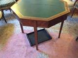 20th C. Hepplewhite style Card table 