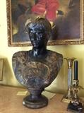 Patinated bust of Cerealis Titanus