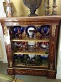 Italian marquetry cabinet in French style