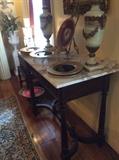 19th century marble top server original to house