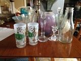 Vintage glassware