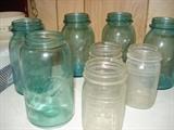 Ball jars and JFG peanut butter jars Knoxville