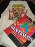 Van Halen tee shirt and concert program 1981