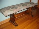 padded bench