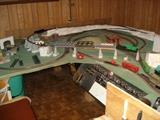 part of large HO scale train table