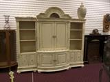 amazing entertainment center book shelf - very very nice 93" wide 7' tall - the opening is 36"