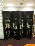 Chinese scene room divider - very nice -