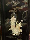 Chinese scene room divider - very nice -