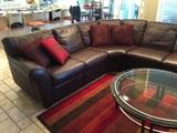 LEATHER SECTIONAL