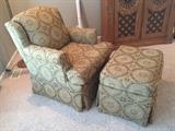 CHAIR AND OTTOMAN