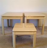 3 Lane end/accent tables (smallest one in good condition, 1 in fair condition and 1 in "not so great but it'll do" condition. Priced accordingly.