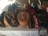 Vintage handbags and purses including Dooney Bourke