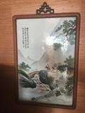 Antique Chinese porcelain plaque