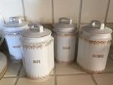 Antique German cannister set