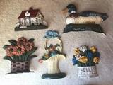 Cast iron doorstops