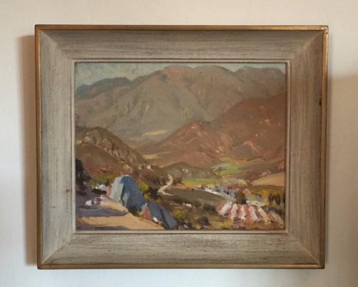 Oil painting by San Diego artist Alfred Mitchell