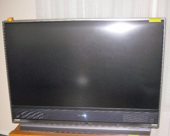 large flat screen TV