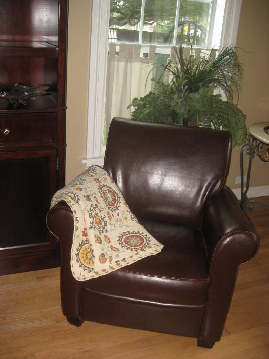 one of two armchairs
