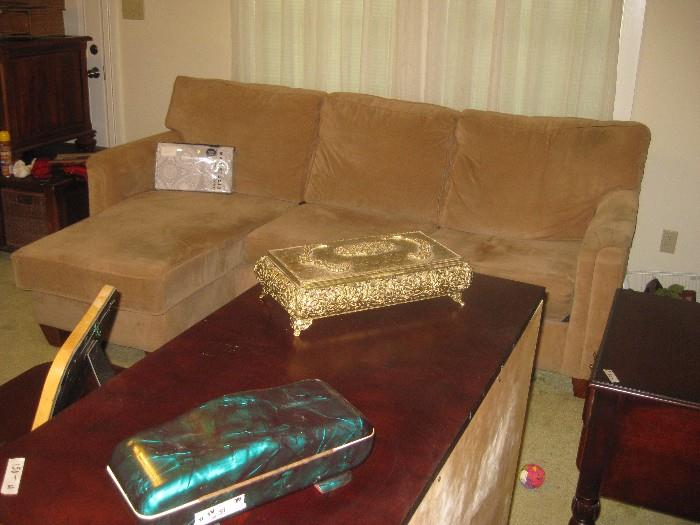 camel color sectional