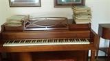 Cable - Nelson upright Piano with bench, lots of great sheet music