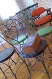 Ice Cream Chairs Double Heart Design