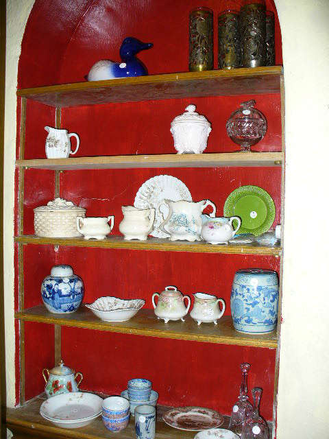 Portion of Milk Glass & Asian Collection