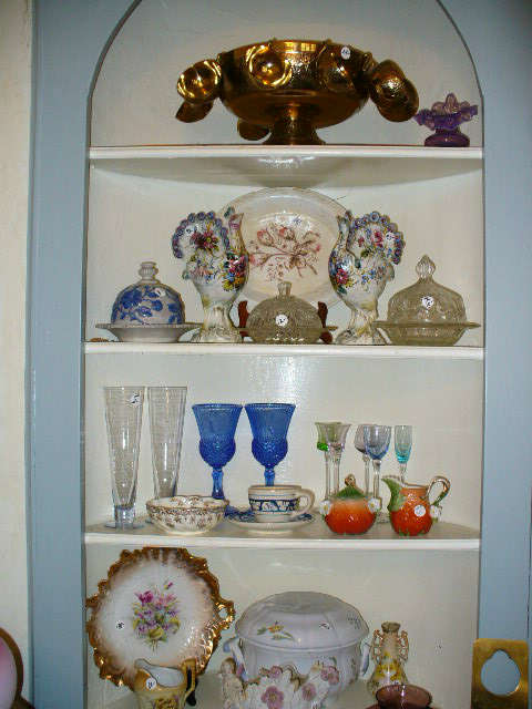 Portion of Glass & Porcelain collections