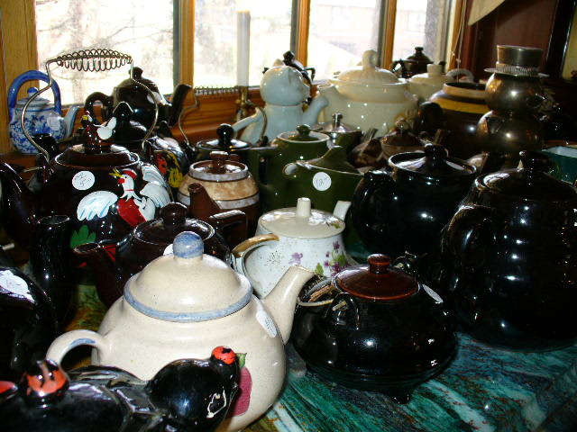 Portion of Tea Pot collection
