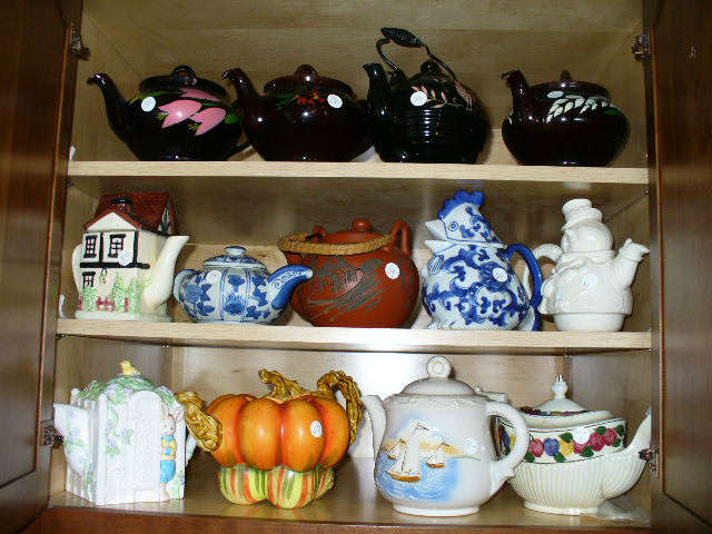 Portion of Tea Pot collection