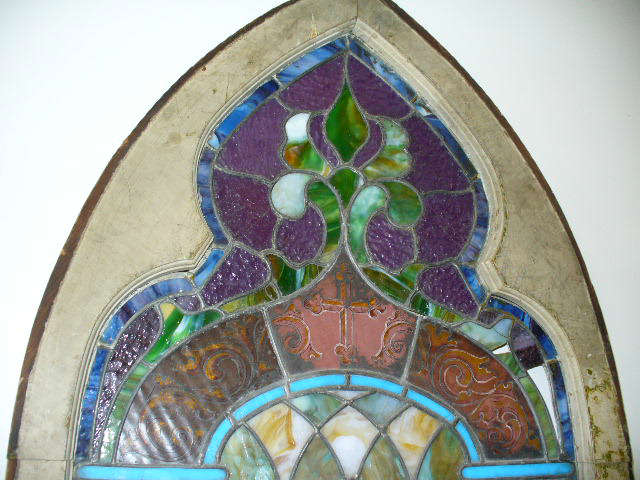 Stained Glass window - closeup