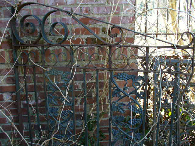 Antique Wrought Iron Gate & Doors