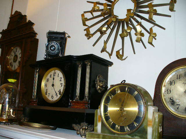 Antique Mantle Clocks - Detail